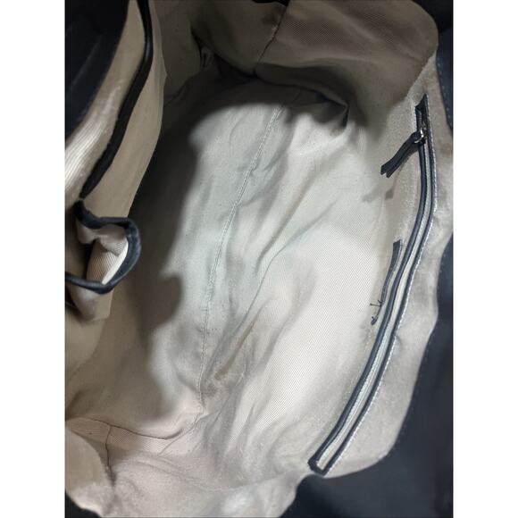 Ann Taylor Bag Black Buttery Leather Tote Size XL Great Quality - Picture 8 of 13